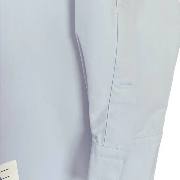 Thom Browne Oxford Classic Fit 4-Bar Stripe Blue Long Sleeve Shirt Size 4 US XL - Picture 4 of 9